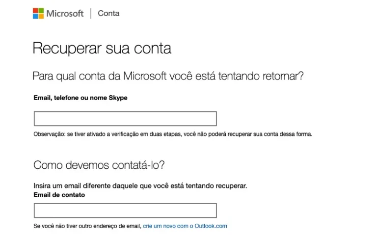 Como Recuperar sua Conta de E-mail